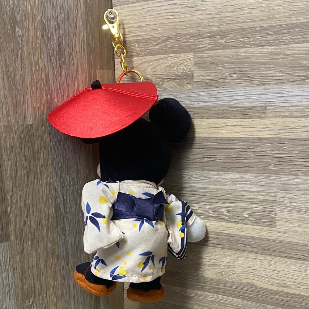Disney Store Japan Summer Festival Mickey Mouse plush keychain - Picture 2 of 5